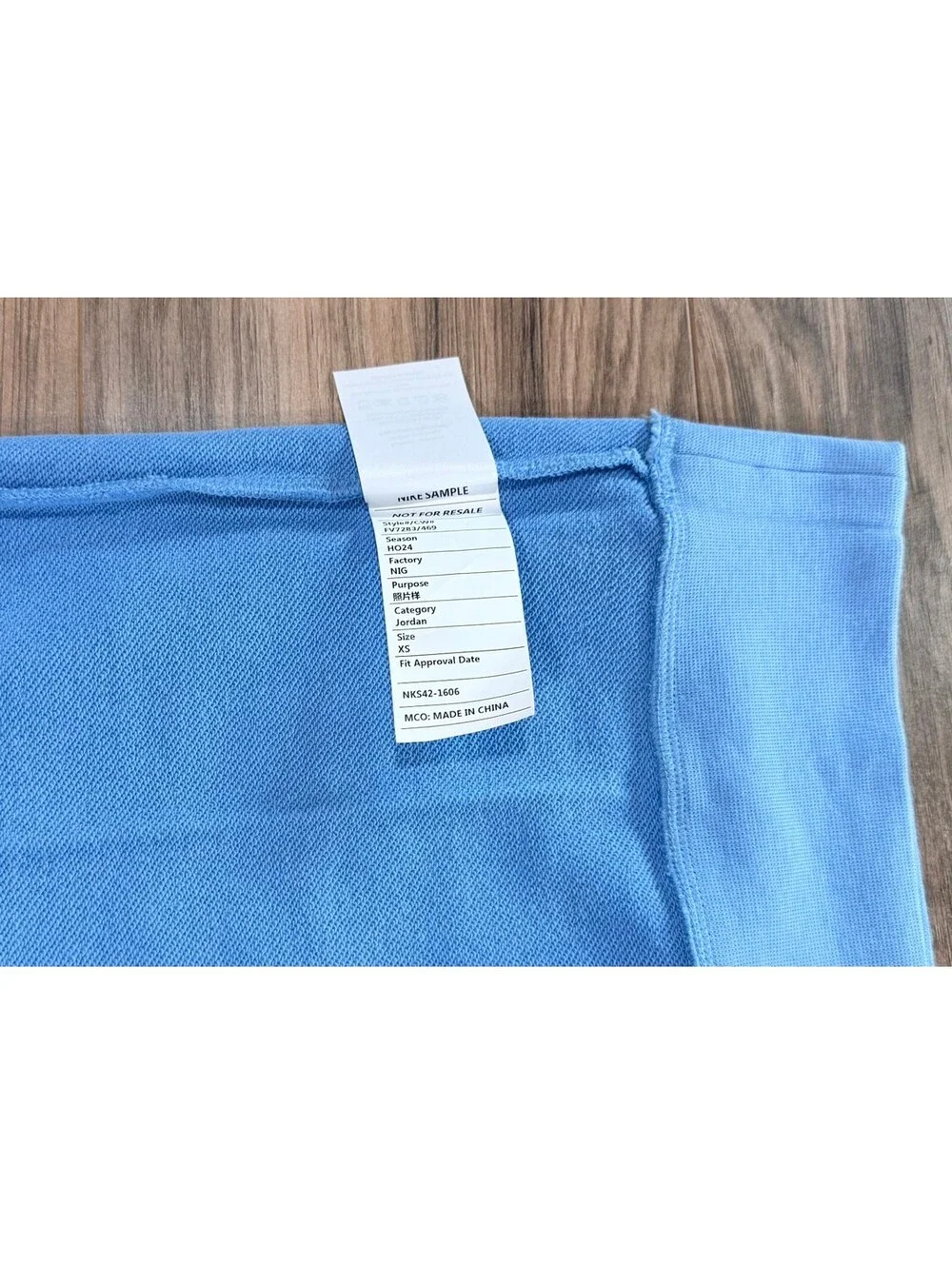 Jordan sample item